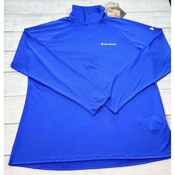 Under Armour Women’s Tech 1/4 Zip Pullover New Holland Tractors Size XXL - Picture 1 of 9